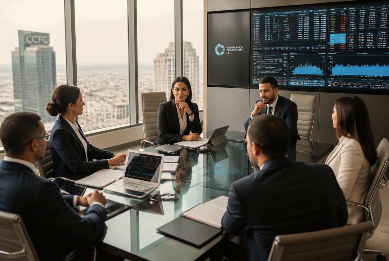 Banque et finance professionals at work